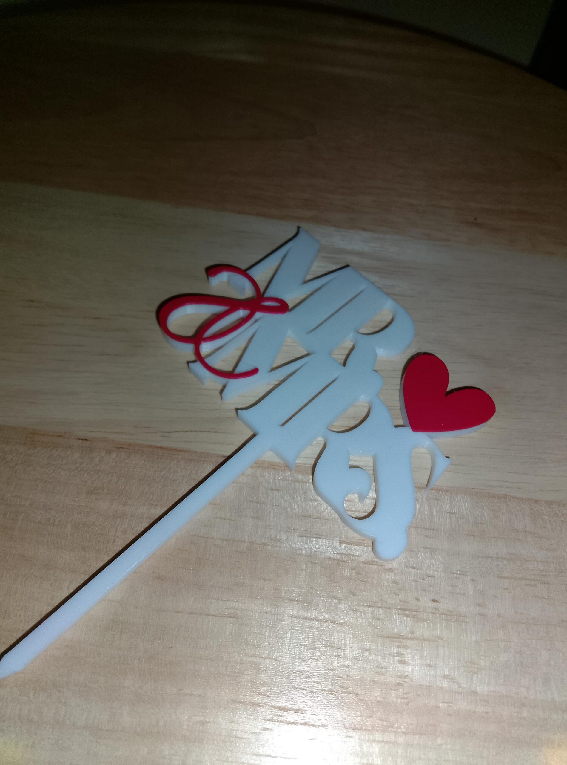 Caketopper Mr & Mrs
