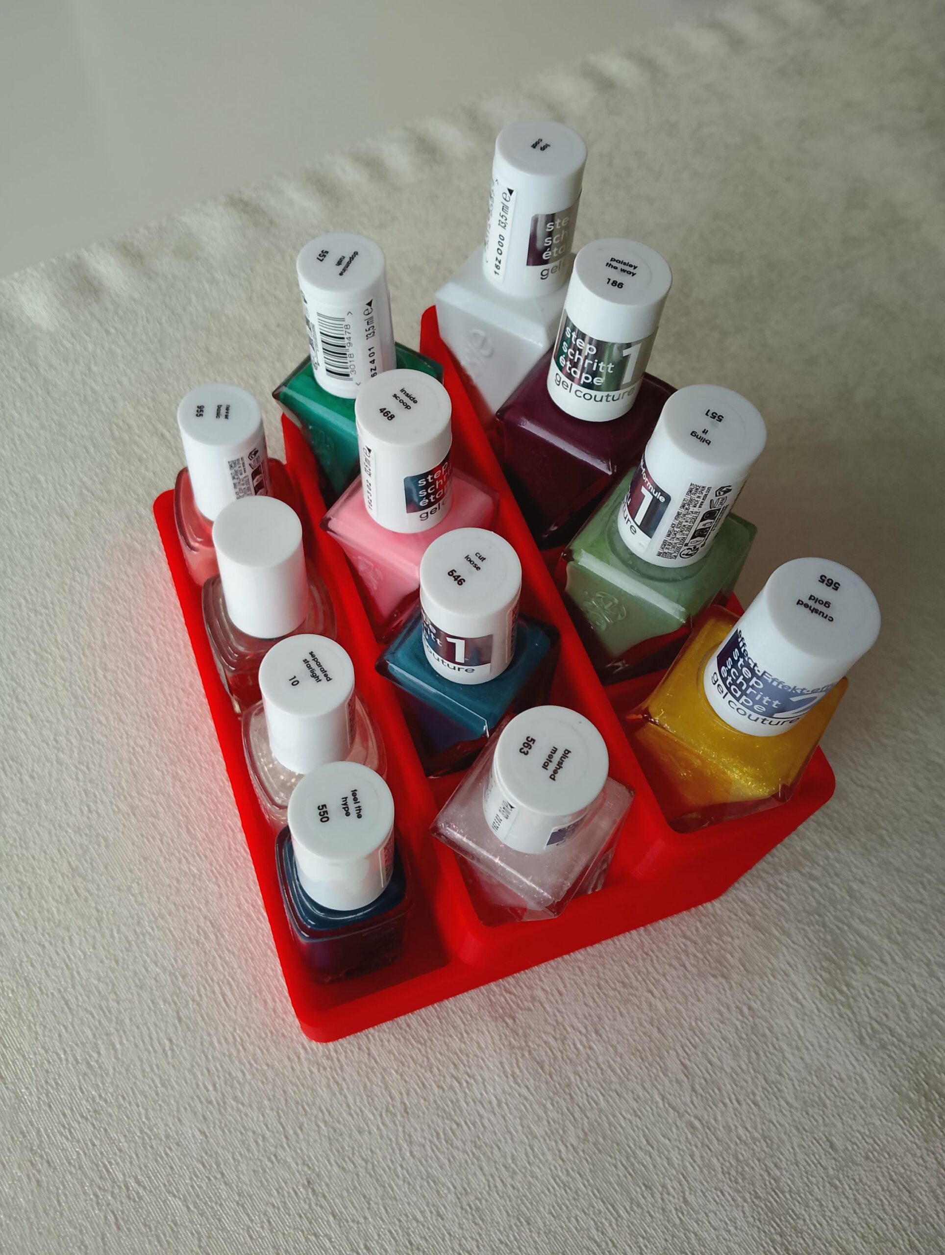 Nagellack Organizer – Halterung für 12 Fläschchen
