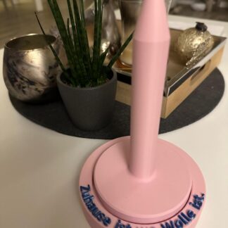 Wollabwickler 3D Wunschtext