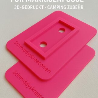 2x Unterstellplatten für Markisenfüße – – Camping Zubehör – Schutz vor
